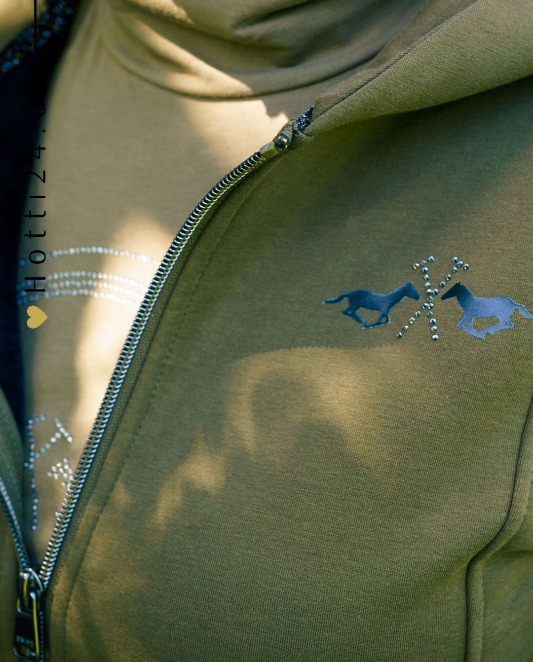 HV POLO »Sweatjacke HVPDeborah Dark Oil Green