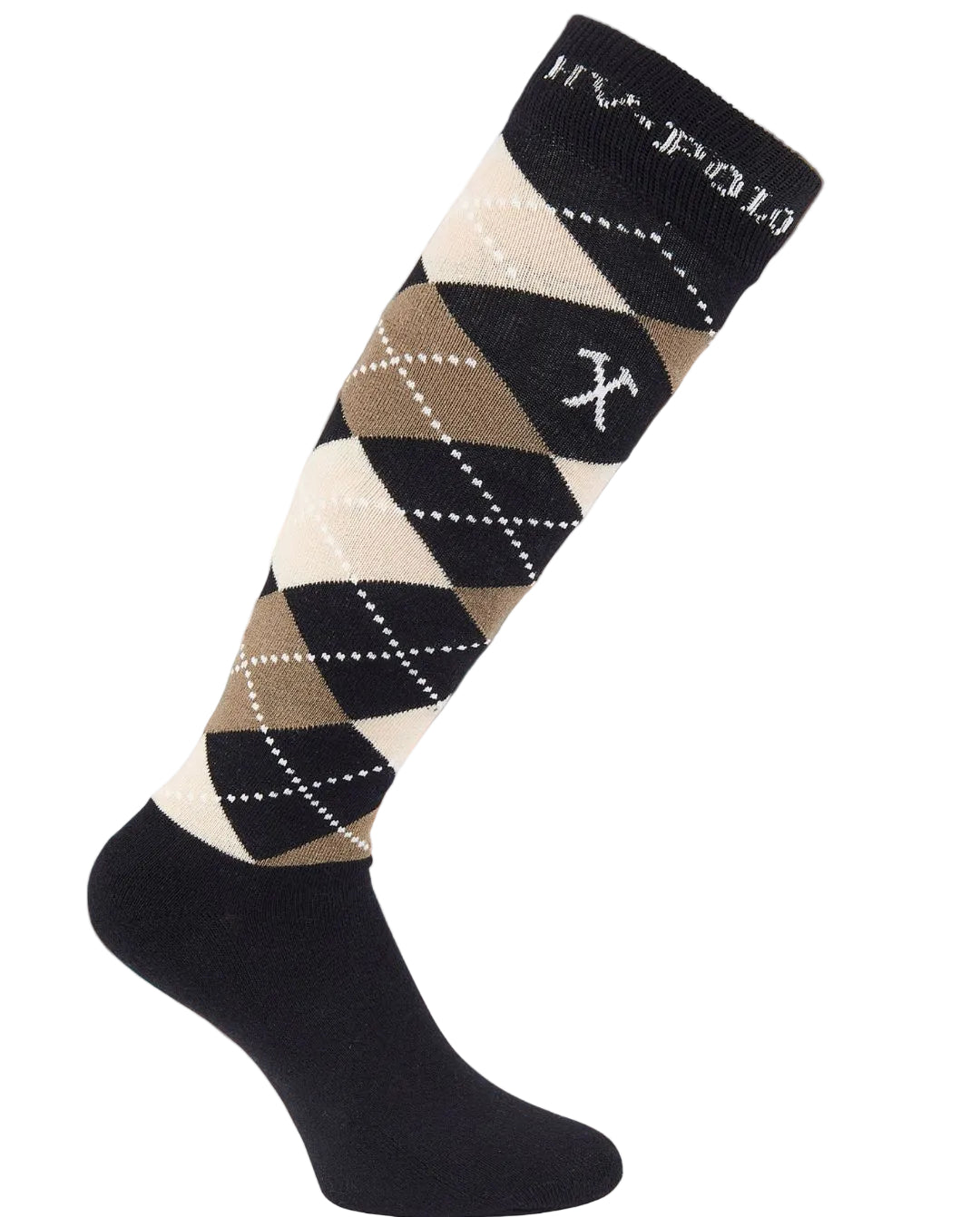 HV Polo »Reitsocken HVPArgyle Black/Taupe/Creme