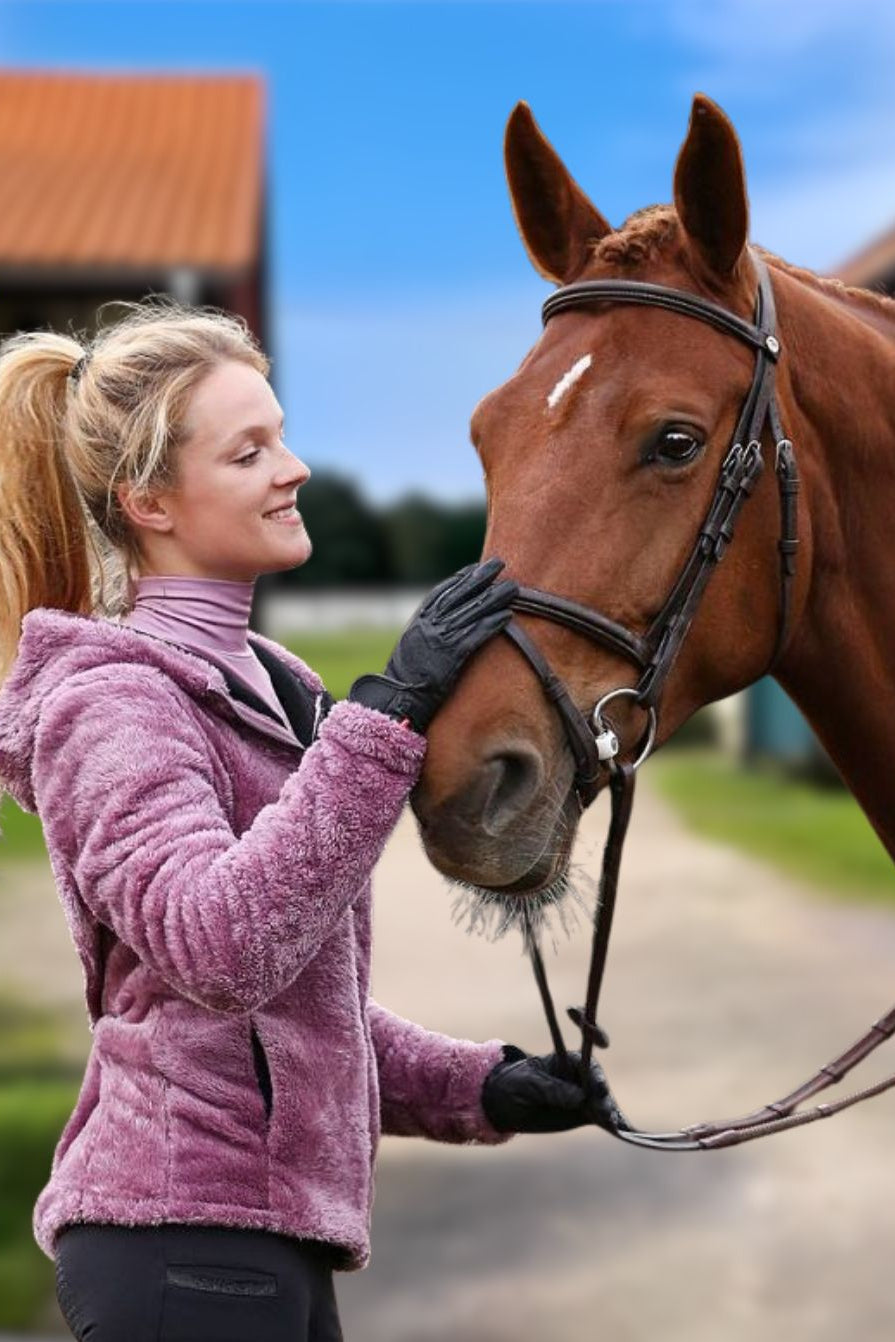 Imperial Riding "Women's Fleece Jacket IRHCosy Bloom Pink