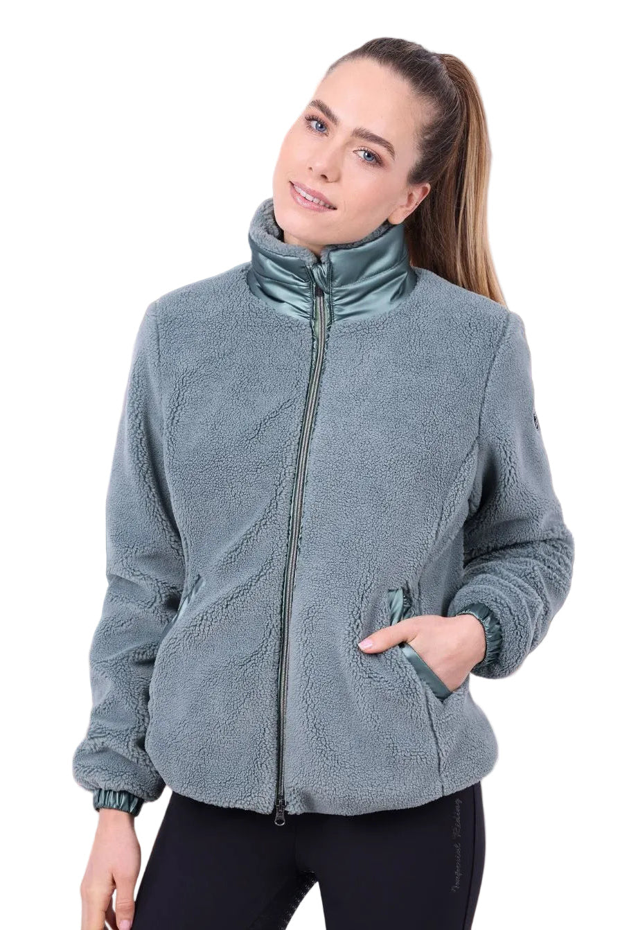Imperial Riding »Women's Fleece Jacket IRHGalaxy Sherpa Sage Green