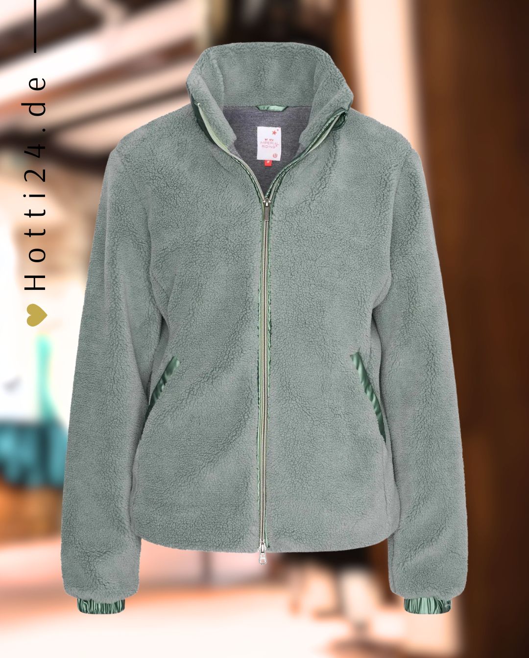 Imperial Riding »Fleecejacke IRHGalaxy Sherpa Sage Green