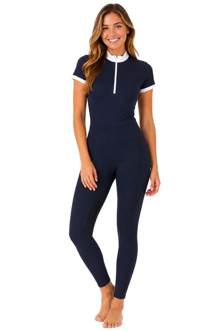 Imperial Riding Reitleggings IRHSofia KneeGrip Navy