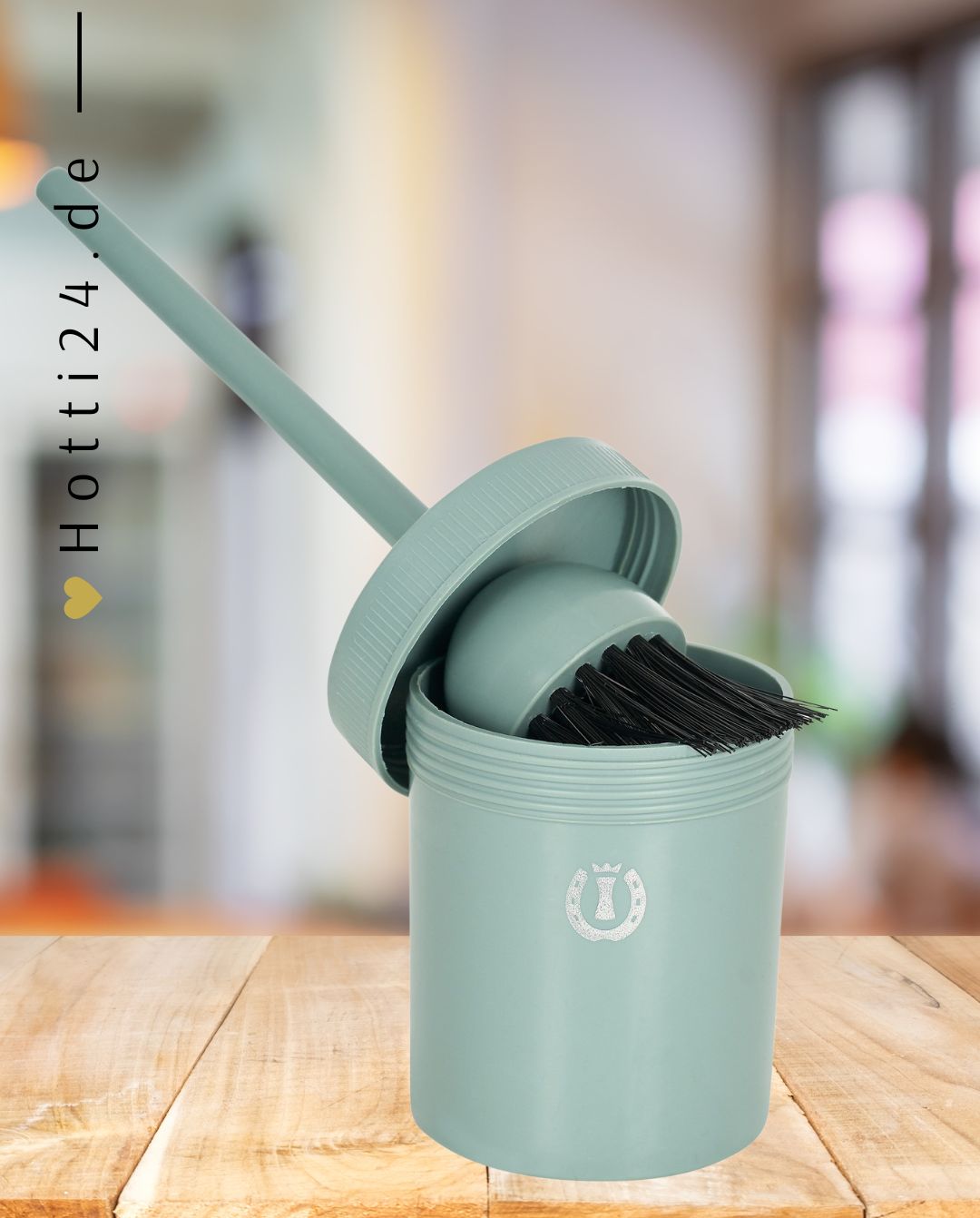 Imperial Riding »Pferde Hufölpinsel in der Dose Türkis, im Behälter, ideal für die Anwendung von Huföl, Fett oder Lederöl Artikelnummer 3010000052-6036 erhältlich bei www.Hotti24.de