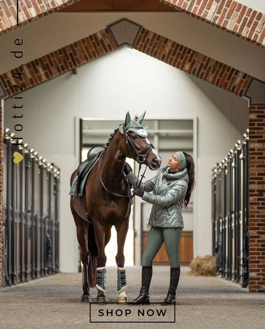 Die Imperial Riding Jacke "Cosmic Rider" in Sage Green (Artikelnummer: KL36322010-6036) ist die ideale Wahl, um stilvoll und funktional auf dem Reiterhof zu sein. Mit ihrem trendigen Design und hochwertigen Materialien hält sie Sie warm und trocken, selbst an kalten und nassen Tagen. Diese Jacke ist ein Muss für jeden Reiter und kann auf www.Hotti24.de erworben werden. Bleiben Sie warm und modisch, egal bei welchem Wetter.