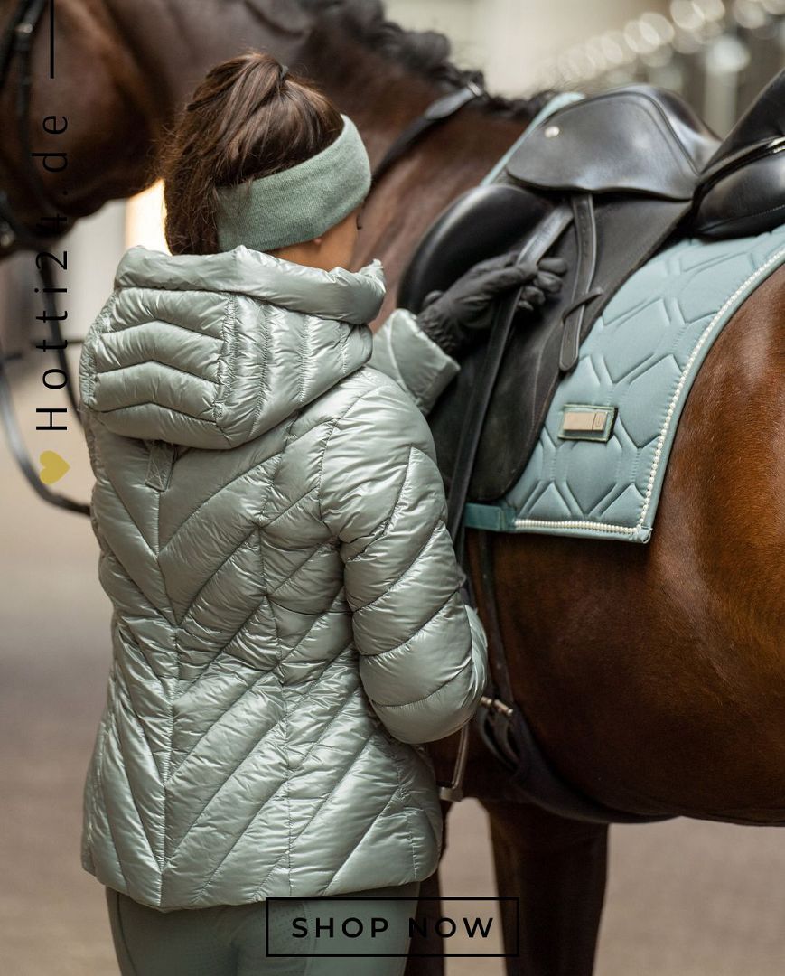 Die Imperial Riding Jacke "Cosmic Rider" in Sage Green (Artikelnummer: KL36322010-6036) ist die ideale Wahl, um stilvoll und funktional auf dem Reiterhof zu sein. Mit ihrem trendigen Design und hochwertigen Materialien hält sie Sie warm und trocken, selbst an kalten und nassen Tagen. Diese Jacke ist ein Muss für jeden Reiter und kann auf www.Hotti24.de erworben werden. Bleiben Sie warm und modisch, egal bei welchem Wetter.