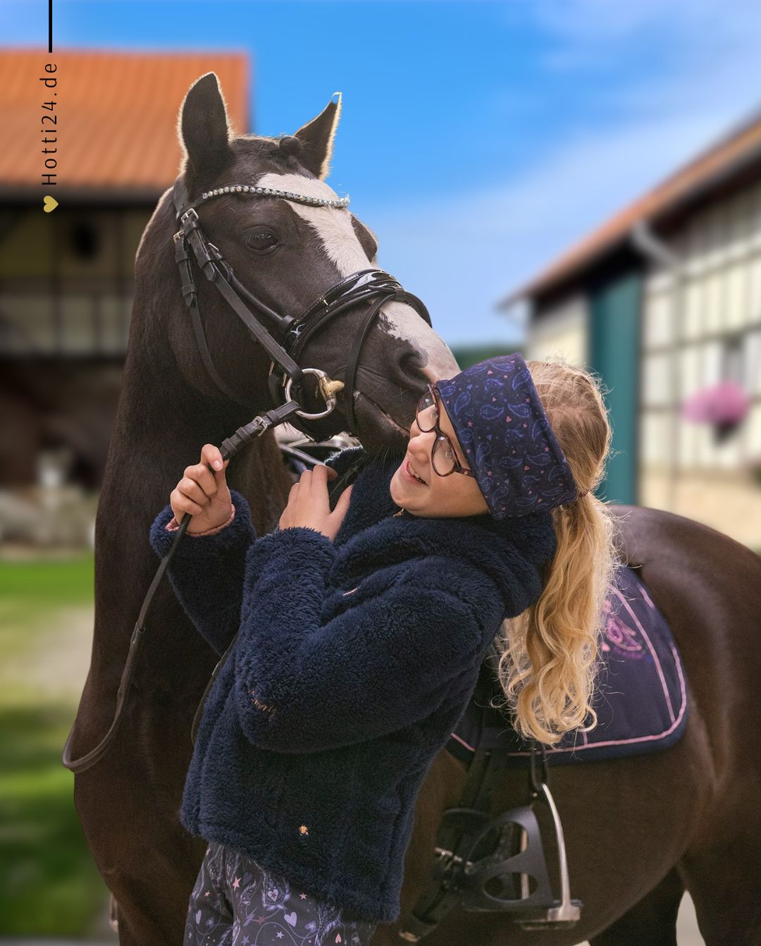 IMPERIAL RIDING »Kids Fleece Jacket IRHCosy Navy