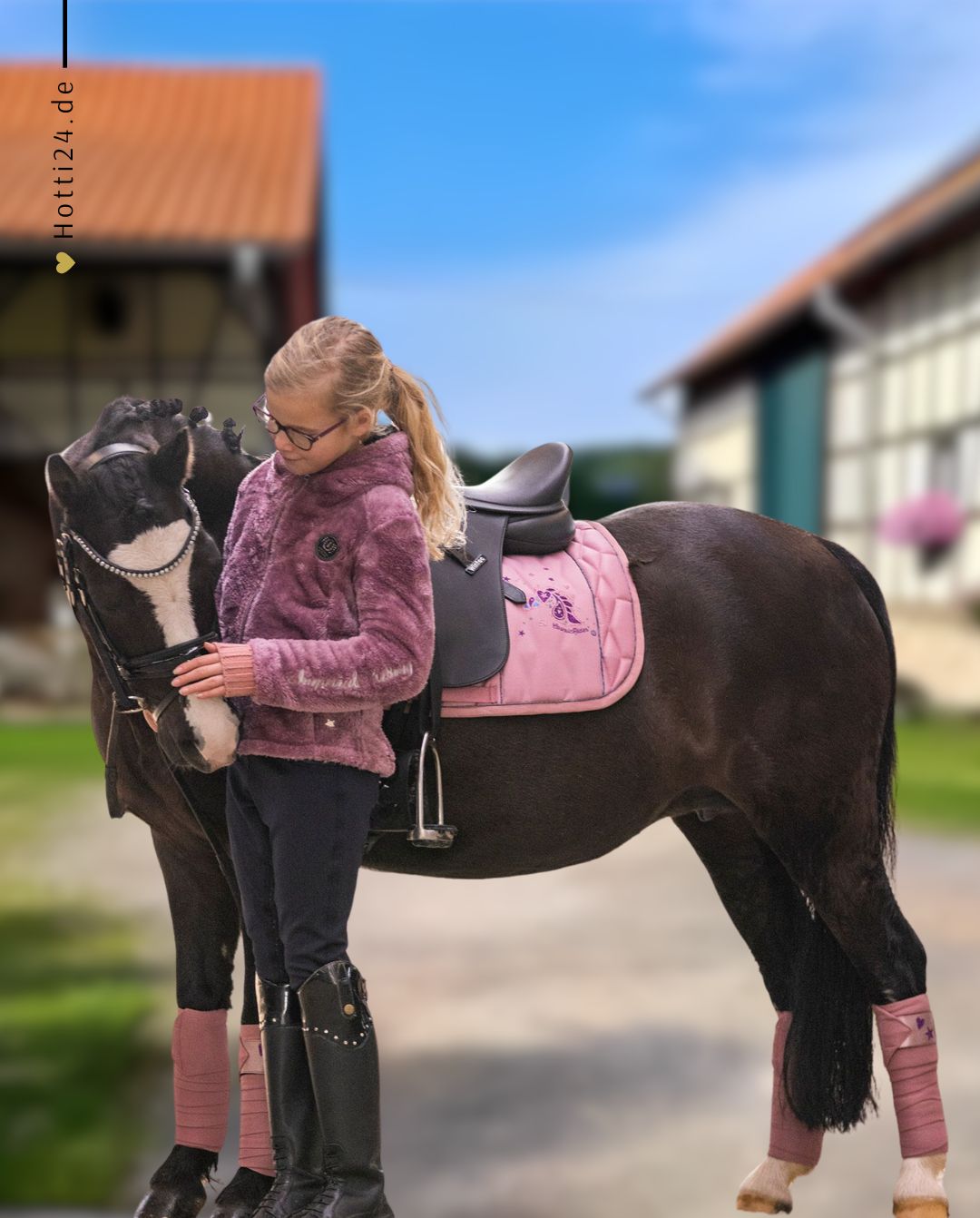 IMPERIAL RIDING »Kids Fleece Jacket IRHCosy Bloom Pink