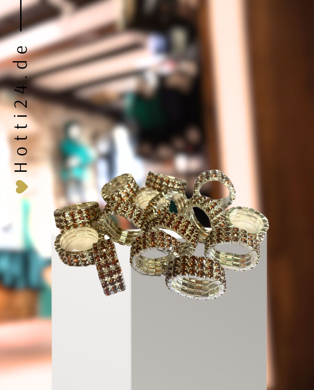 IMPERIAL RIDING »Mähnenring IRHCrystal Set Brown