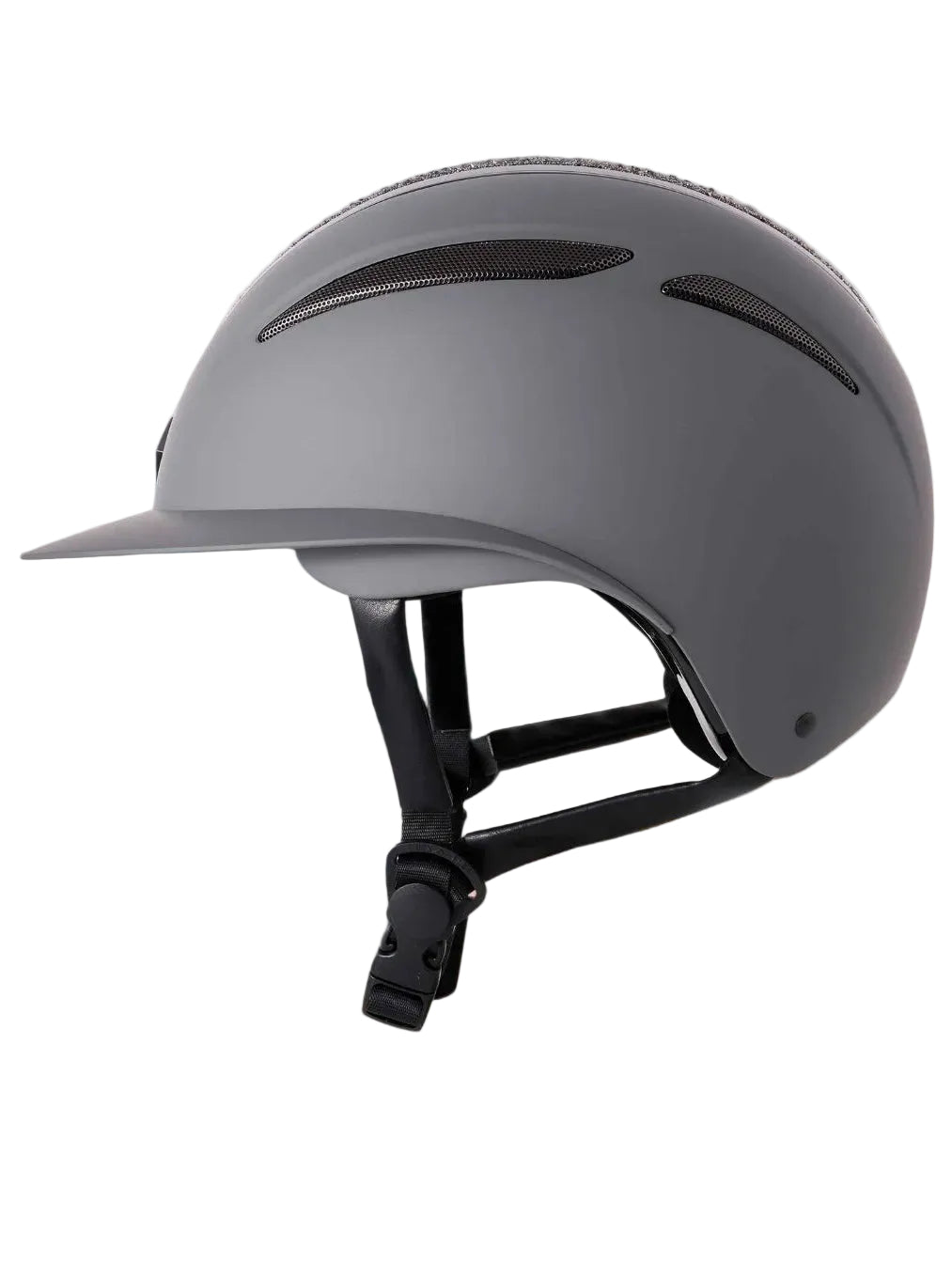 Imperial Riding Riding Helmet IRHOlania Deluxe Big Visor Grey