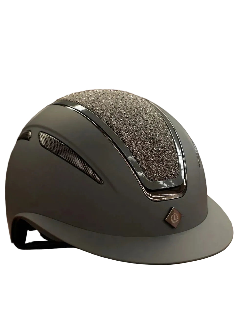 Imperial Riding Riding Helmet IRHOlania Deluxe Big Visor Grey