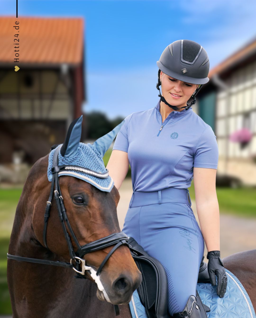 IMPERIAL RIDING »Reithelm IRHOlania Deluxe Big Visor Navy