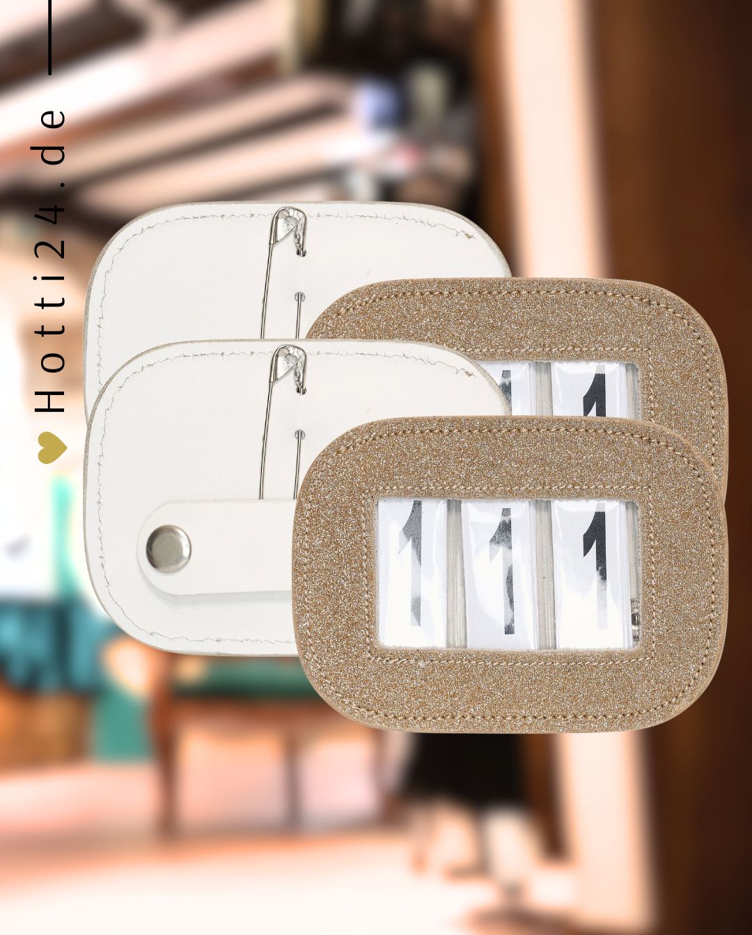 IMPERIAL RIDING »Startnummern 3-stellig 2er Set Gold