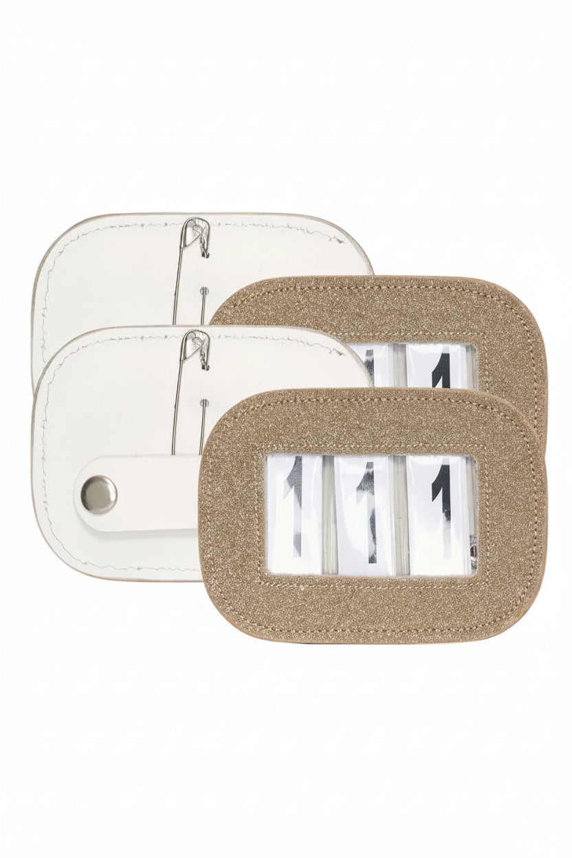 Imperial Riding Startnummern 3-stellig / 2er-Set Gold