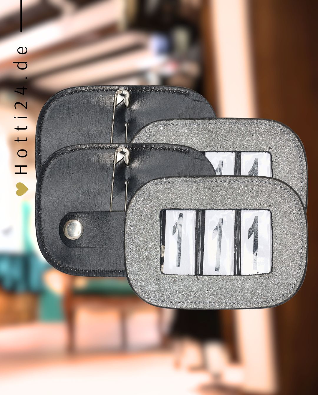 IMPERIAL RIDING »Startnummern 3-stellig 2er Set Silver