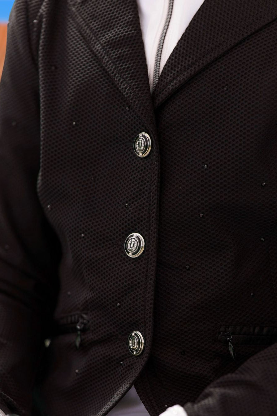 Imperial Riding Kinder Turniersakko IRHAir Mesh Black