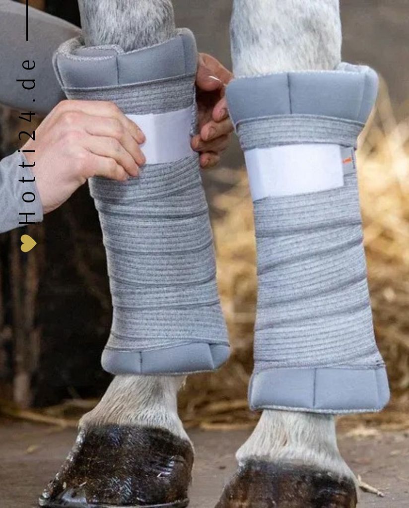 incrediwear equine »pferde bandagierunterlagen 2er set Artikelnummer ess-12-001. Mindert das Risiko von Verletzungen, Körpereigene Bekämpfung von Entzündungen, Verbesserter Nährstoff- und Sauerstofftransport, Verkürzte die Erholungs- und Regenerationszeiten, Schnelleres Abklingen von Schwellungen & Prellungen. Erhältlich unter www.Hotti24.de