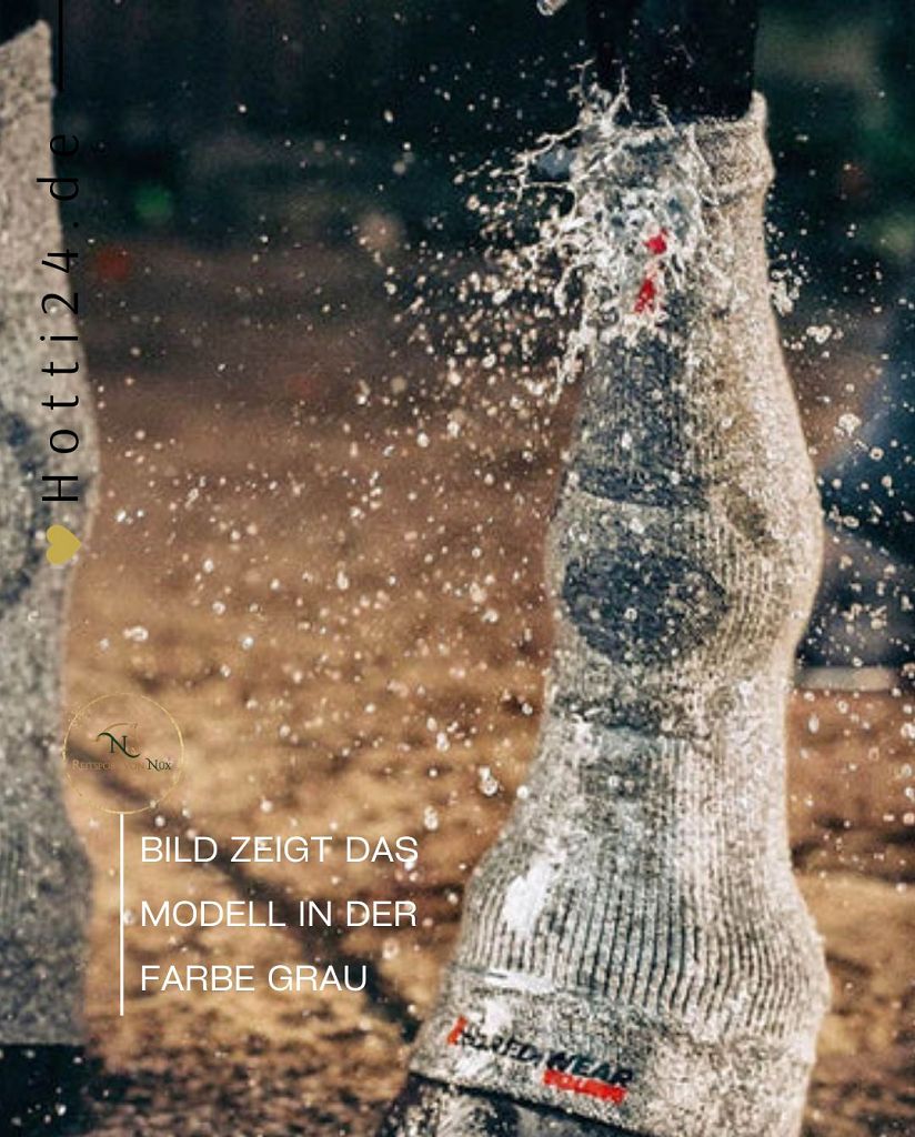 incrediwear equine »pferde hoof socks 2er set Artikelnummer ESS-12-005. Mindert das Risiko von Verletzungen, Körpereigene Bekämpfung von Entzündungen, Verbesserter Nährstoff- und Sauerstofftransport, Verkürzte die Erholungs- und Regenerationszeiten, Schnelleres Abklingen von Schwellungen & Prellungen. Erhältlich unter www.Hotti24.de