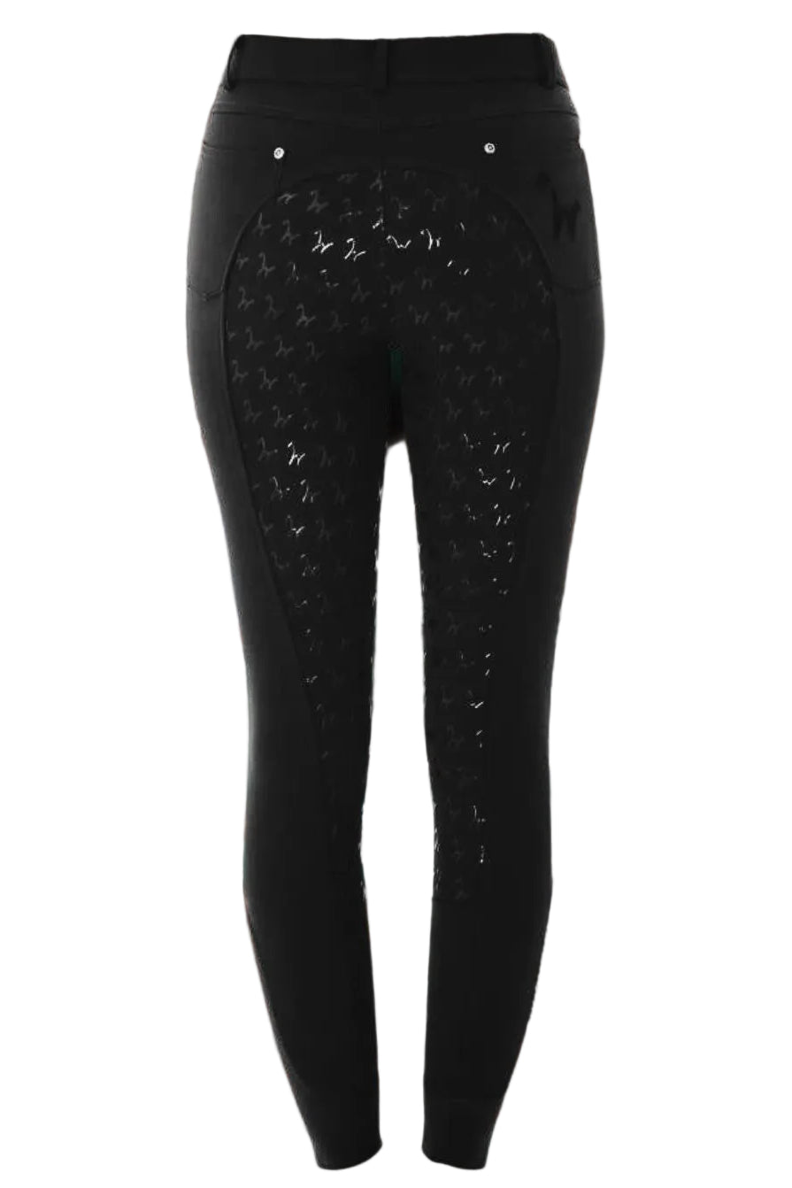 Isabell Werth Reithose FullGrip Schwarz