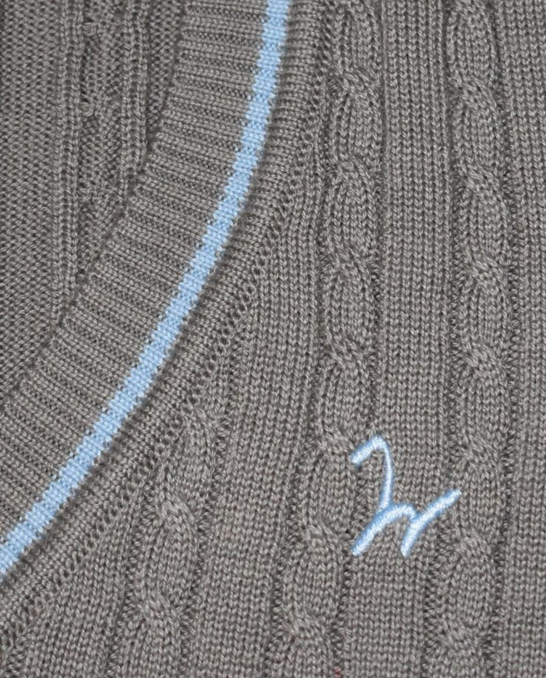 Isabell Werth »Zopfstrickpullover Grey