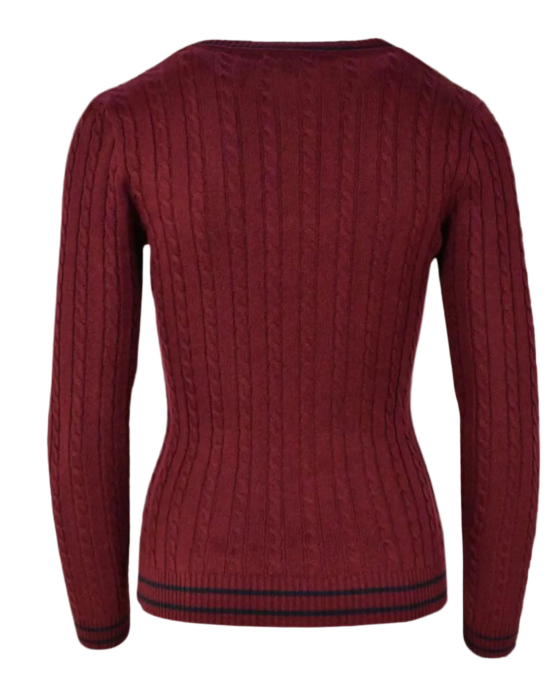 Isabell Werth »Zopfstrickpullover Bordeaux