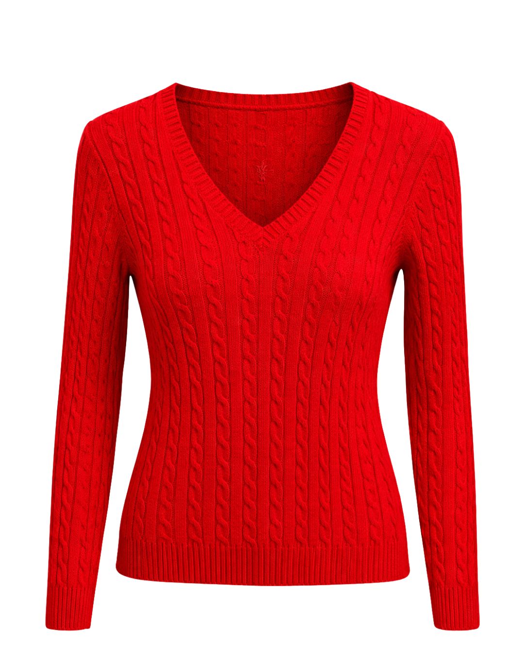 Isabell Werth »V-Neck Sweater Red