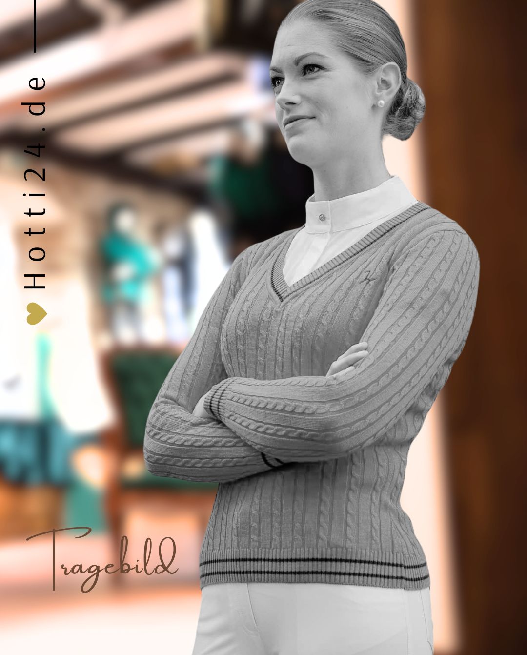 ISABELL WERTH »Pullover Grau