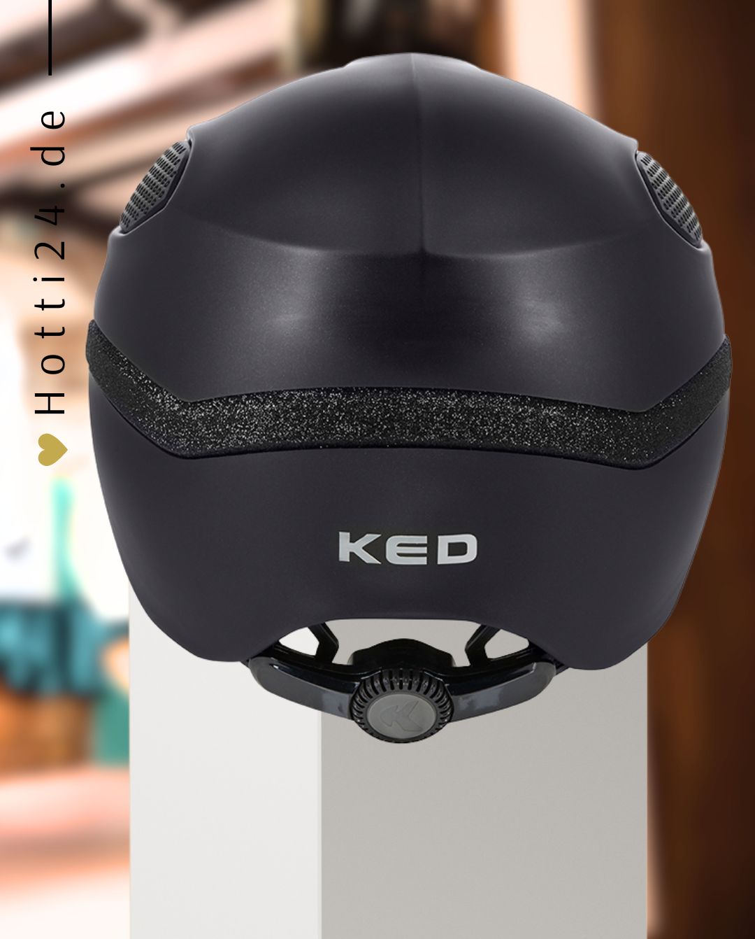 KED »Reithelm Paso Shine Schwarz Matt Dark