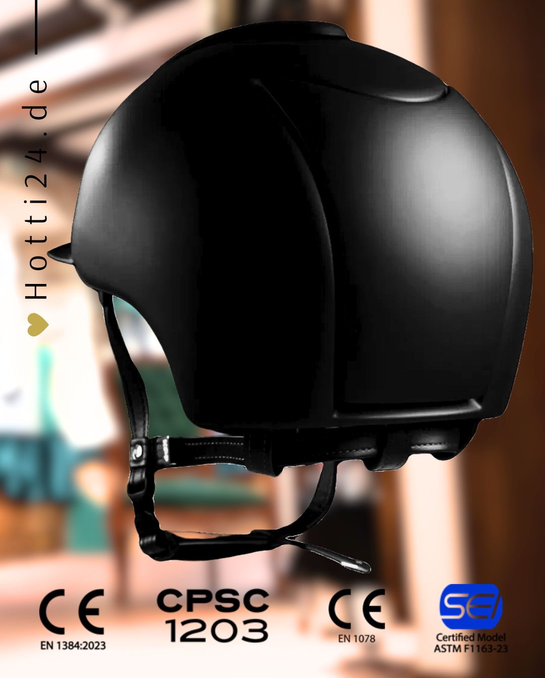 KEP Italia »Reithelm Cromo Textile Black Matt