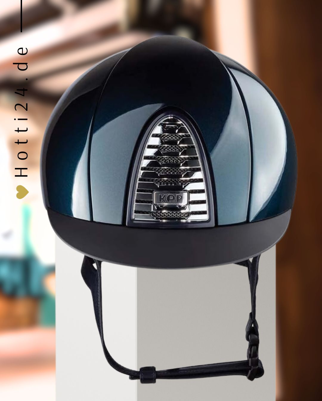 KEP Italia »Reithelm Cromo 2.0 Blue Shine Gr. M incl. Inlay