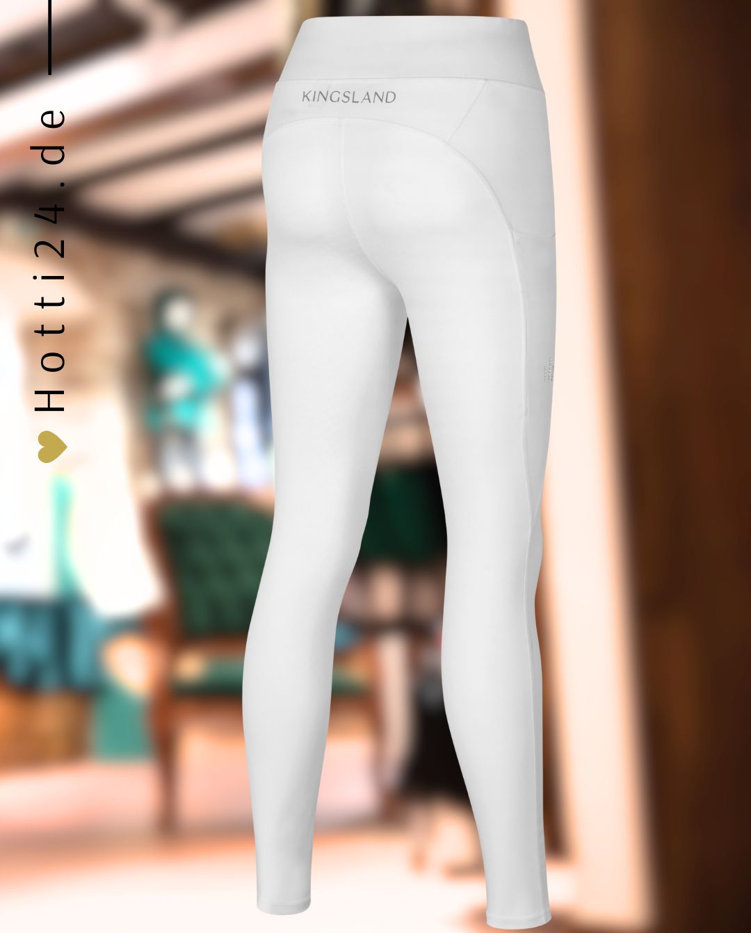 KINGSLAND »Reitleggings KLNanette FullGrip White