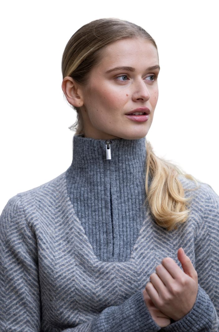 Kingsland Pullover KLAudrey Light Grey Melange