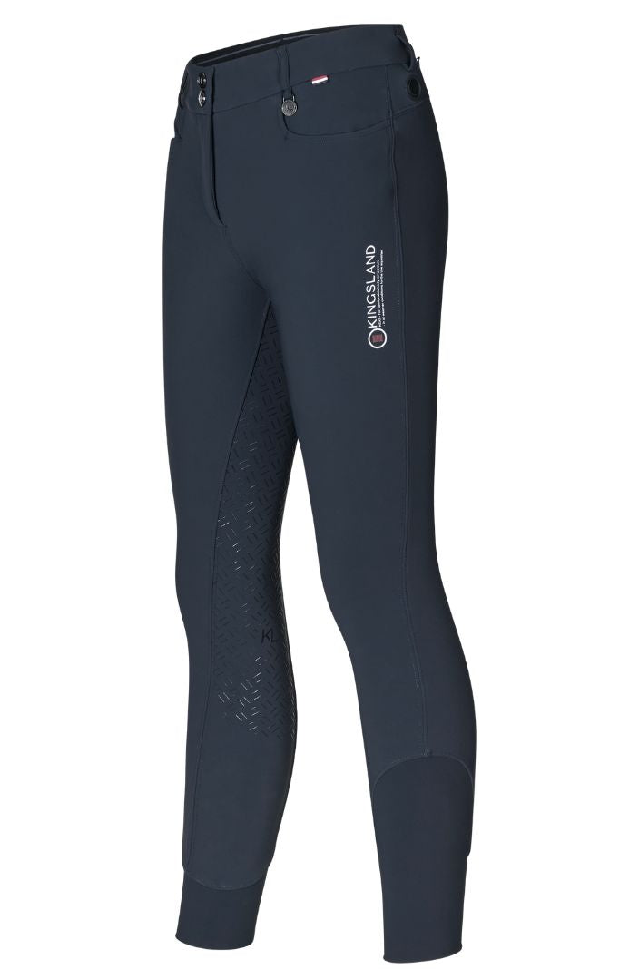 kingsland-damen-reithose-beheizbar-klkarolina-fullgrip-blau-vorne