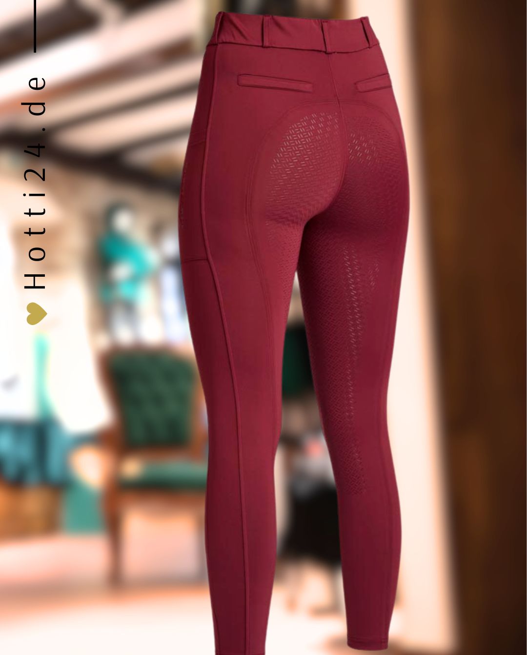 KINGSLAND »Reithose KLKaya FullGrip Burgundy