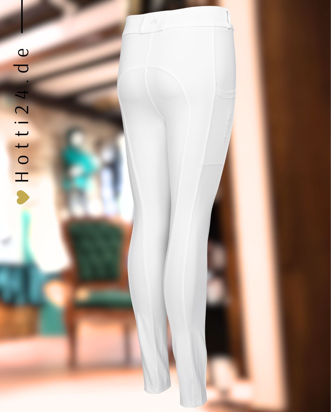 KINGSLAND »Reithose KLKaya FullGrip White