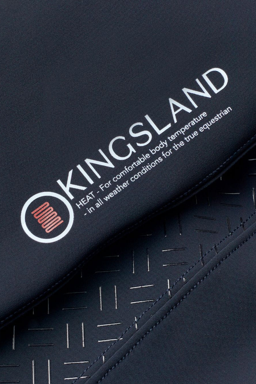 Kingsland Women's Heated Riding Breeches KLKarolina FullGrip Navy