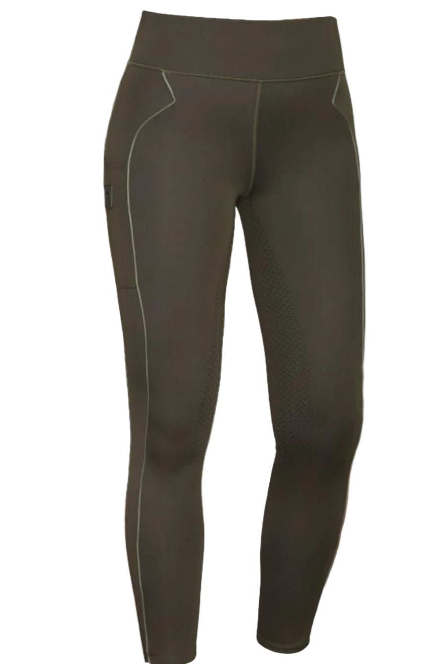 Kingsland Reitleggings KLKattie FullGrip Green Black Ink