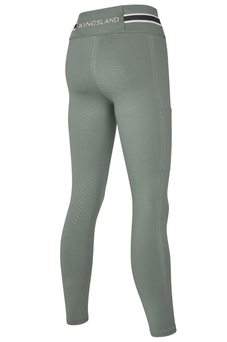 Kingsland Women's Riding Leggings KLLaura FullGrip Green Agave