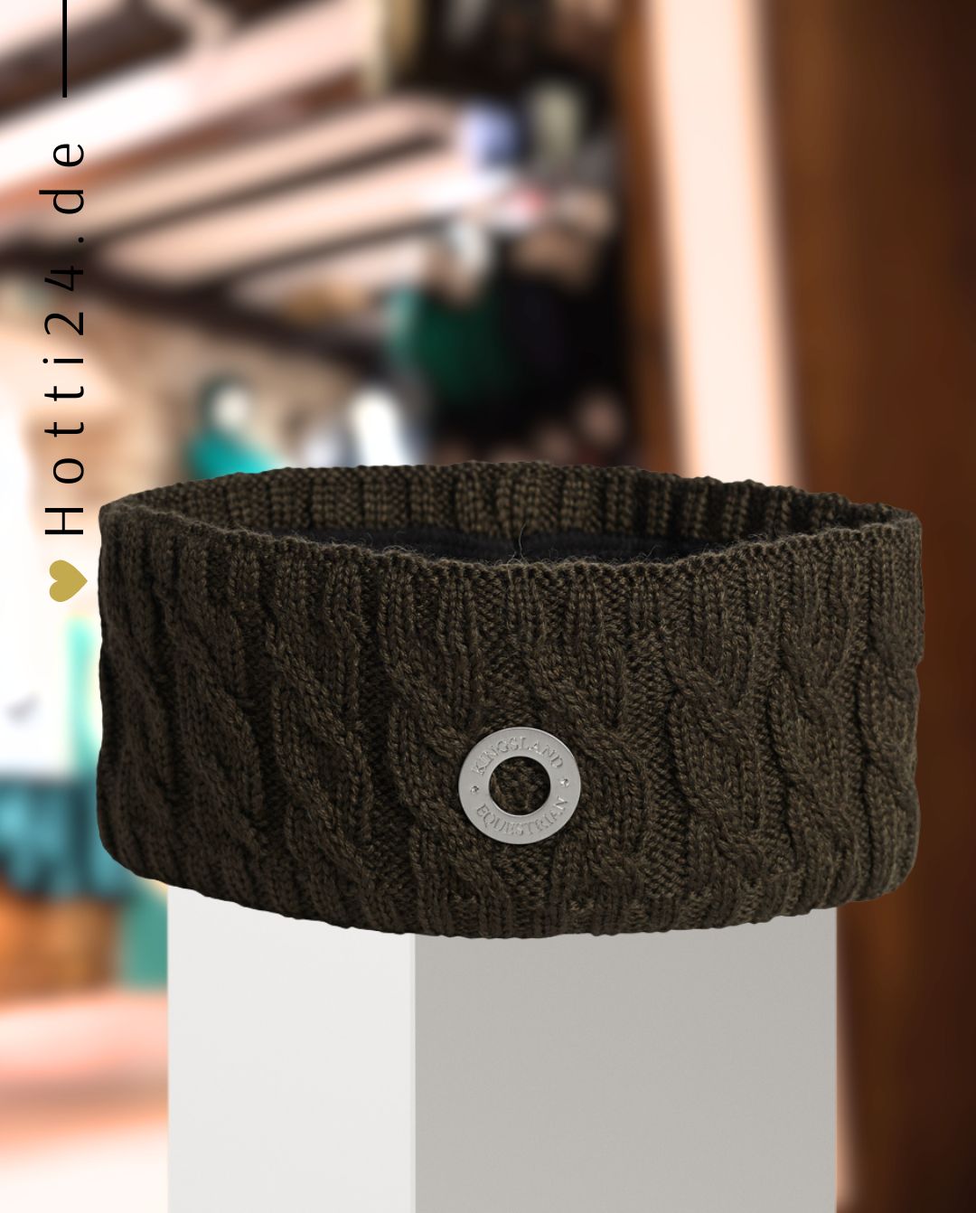 KINGSLAND »Stirnband KLSerah Green Black Ink