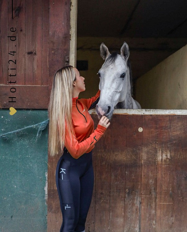 Kingsland »Damen Trainingshirt Gineva Orange, mit halbem Reißverschluss ist aus elastischem, leistungsstarkem Funktionsmaterial gefertigt Artikelnummer 2400206475-3032 kaufen bei www.Hotti24.de