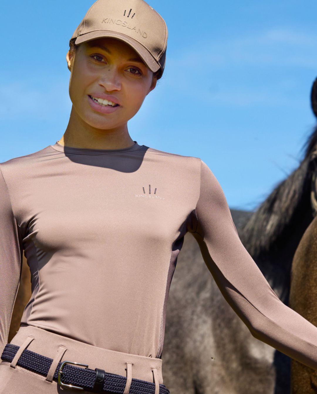 Kingsland »Reitleggings KLLea FullGrip Brown Iron