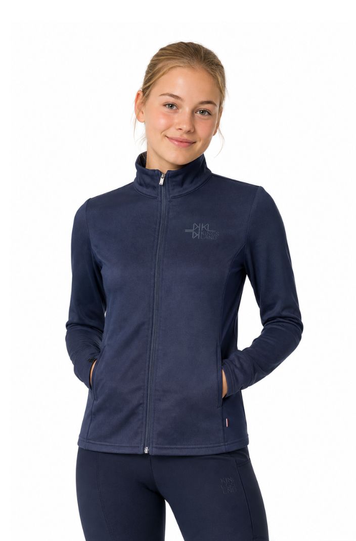 kingsland-kinder-fleecejacke-klalba-evening-blue