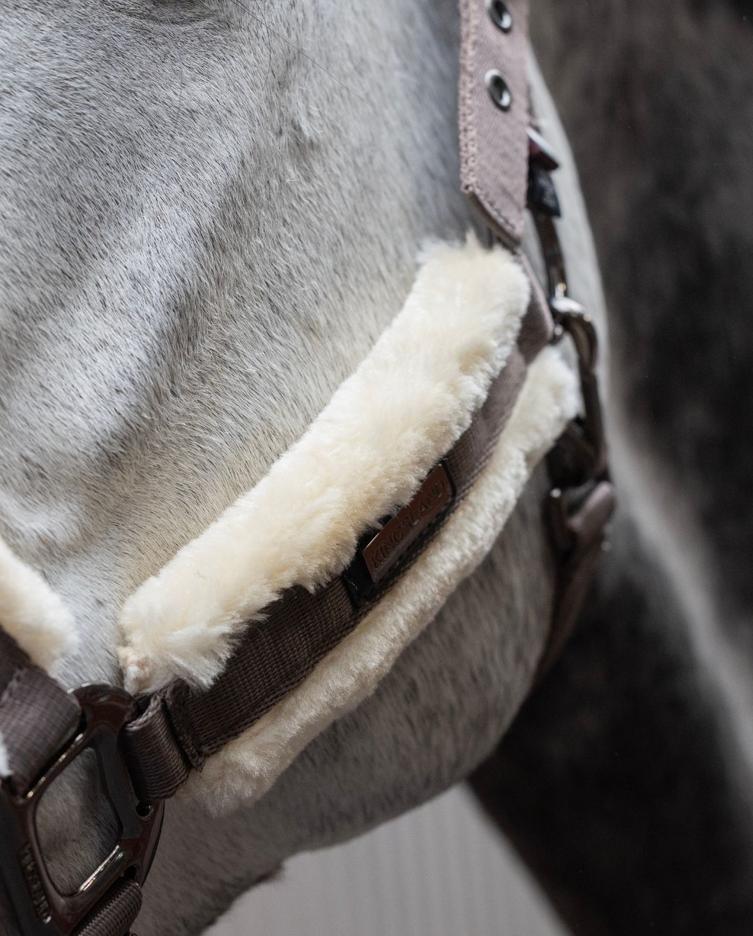 Kingsland »Halfter & Strick Set mit Fell KLLexie Brown Iron