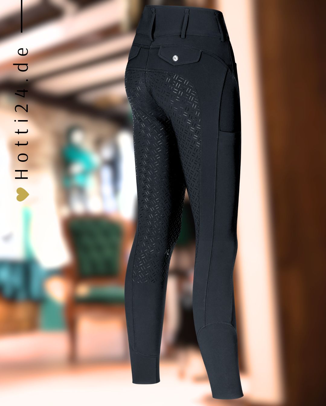 KINGSLAND »Reithose KLKimi FullGrip A-Shape Black