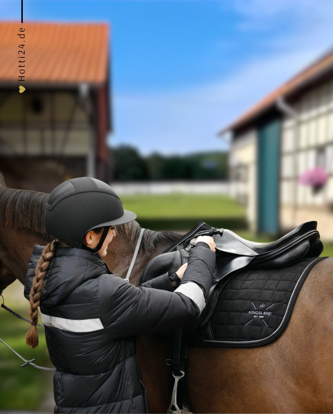 KINGSLAND »Jumping Saddle Pad KLMona Black