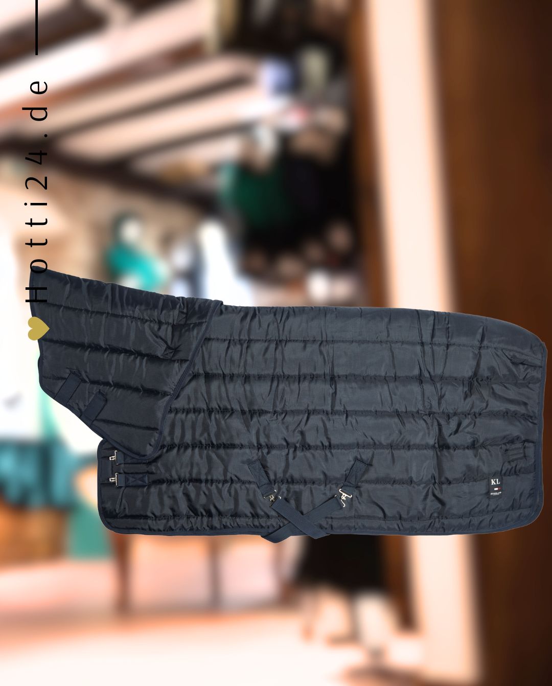 KINGSLAND »Stalldecke mit Halsteil 500g Navy