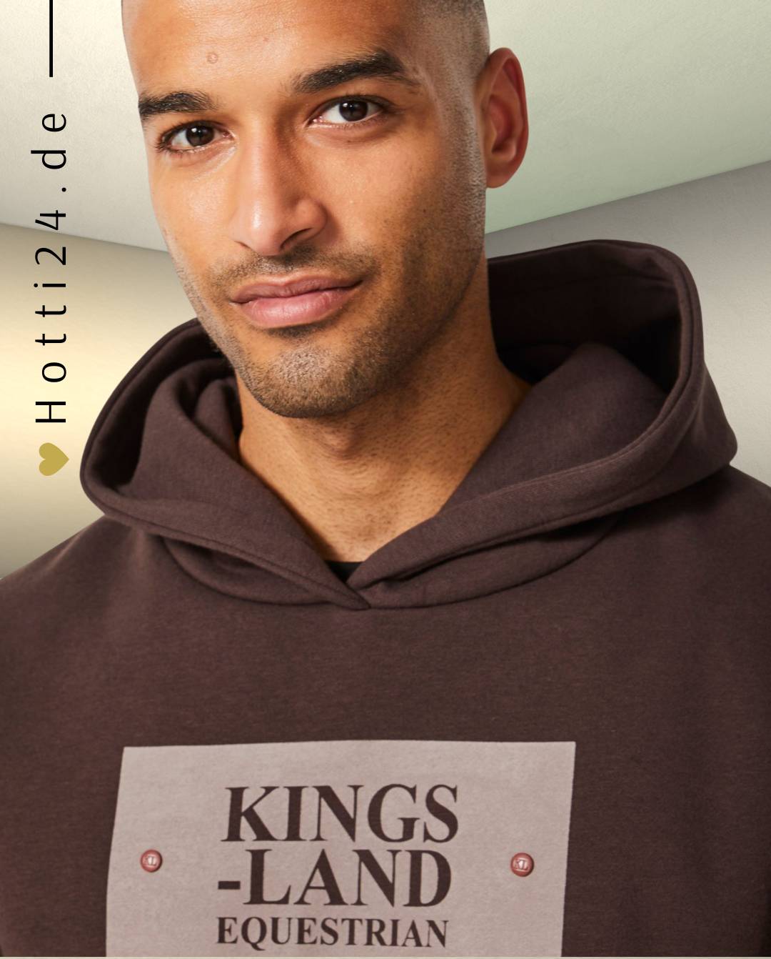 Kingsland »Unisex Hoodie Sebastian Braun, aus weichem, gestricktem Stoff mit gebürsteter Innenseite verfügt über eine Kapuze und eine Vordertasche mit automatisch verschließbarem Reißverschluss Artikelnummer 2230192620-6578 erhältlich bei www.Hotti24.de