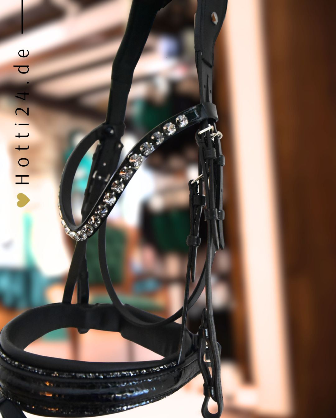 Otto Schumacher »Trense Tokyo incl. Zügel Croco Lack Black