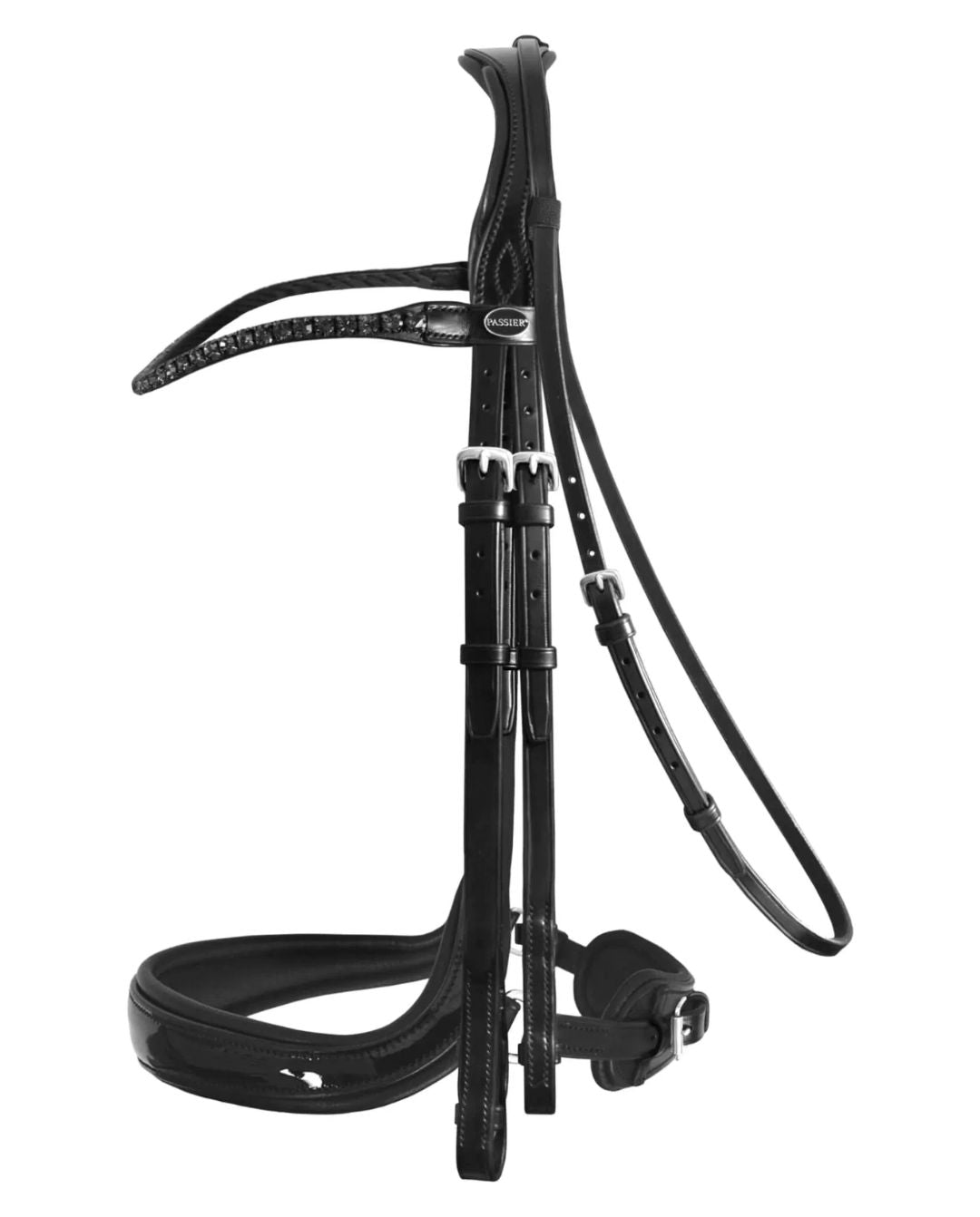 Passier »Kandare Moonlight Lack Black Graphite Crystals