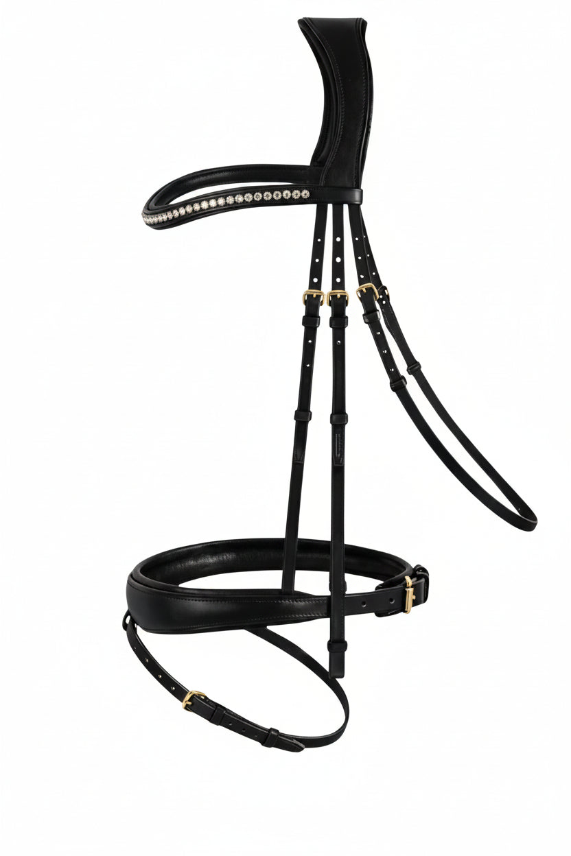 Passier Snaffle Bridle "Trense blu Spirit Havanna Colorado Topaz"