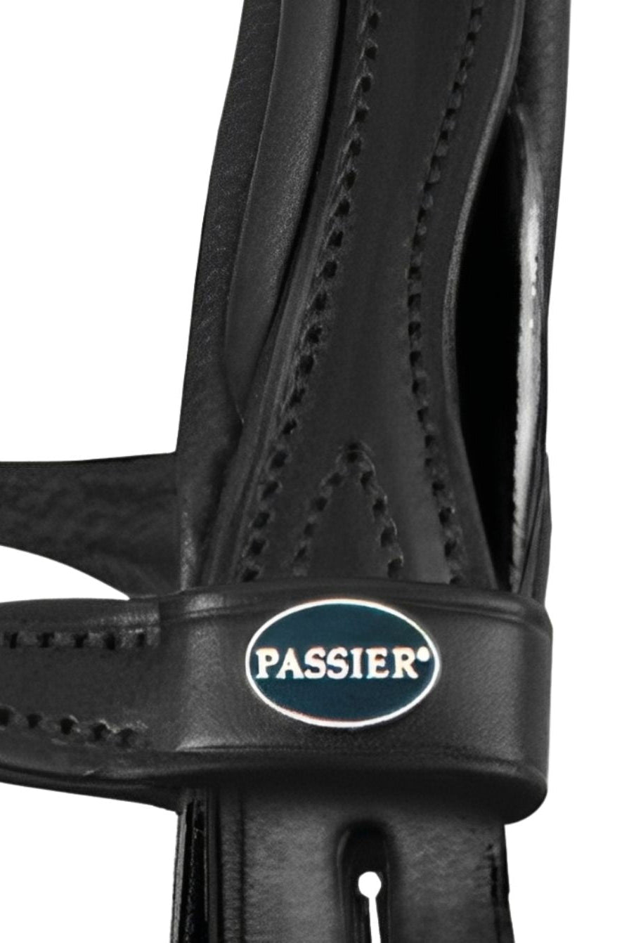 Passier "Trense Shadow Lack Black Graphite Crystals